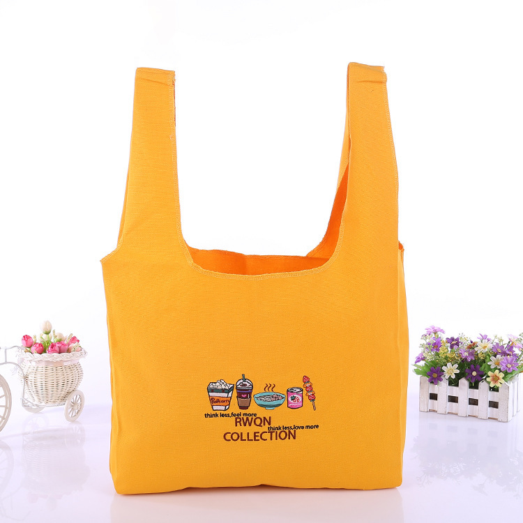 定做卡通可爱背心收纳袋 棉帆