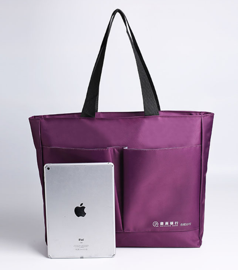 红色蓝色紫色黑色防水牛津布袋公文包电脑包文件包文件袋定制定做