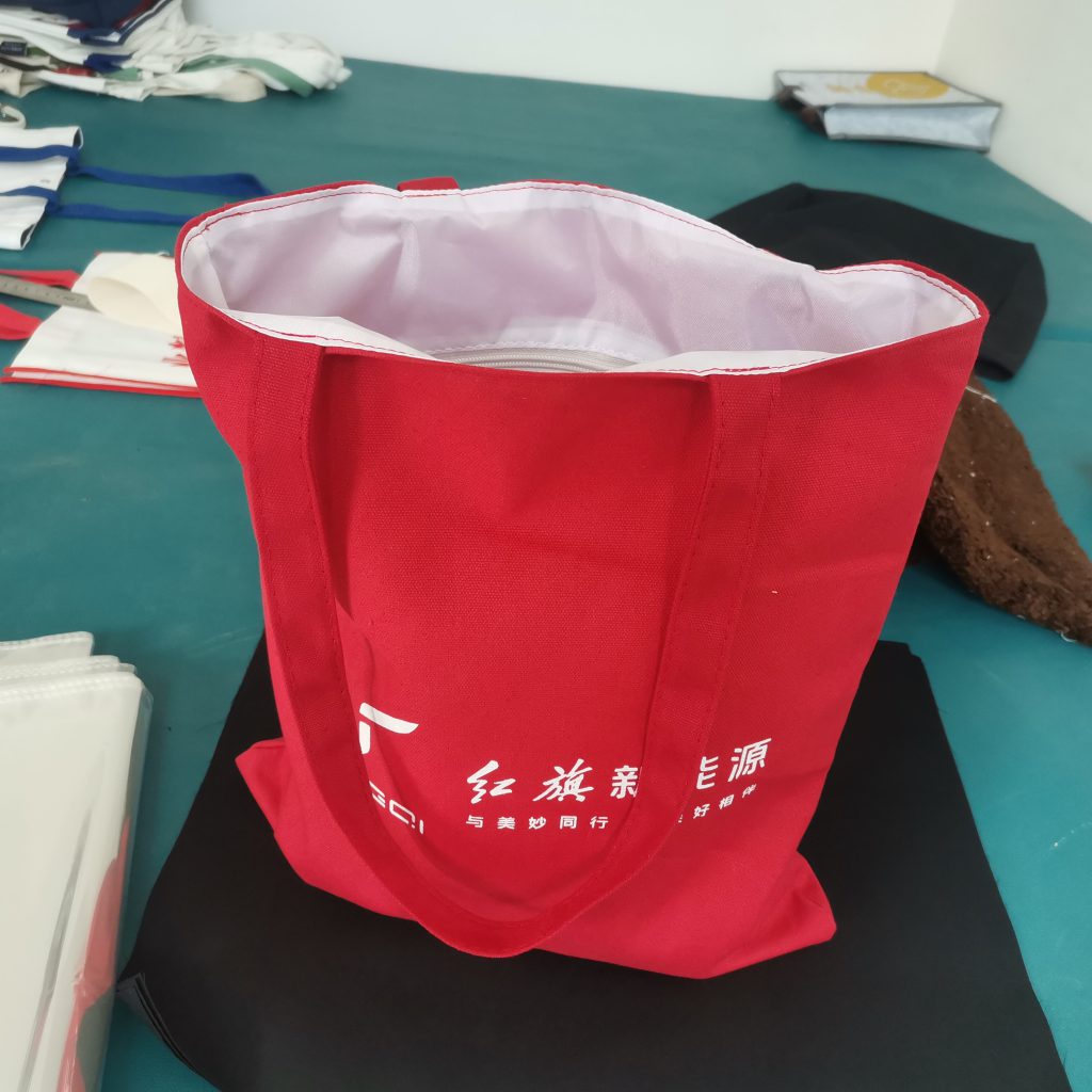 定制帆布袋可加拉链内袋