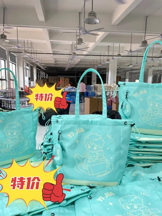 1单看清实力教育机构IP托特包定制实拍